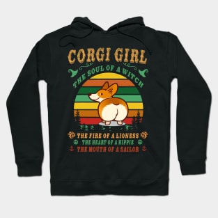 Corgi Girl - Witch - Lioness - Hippie - Sailor (86) Hoodie